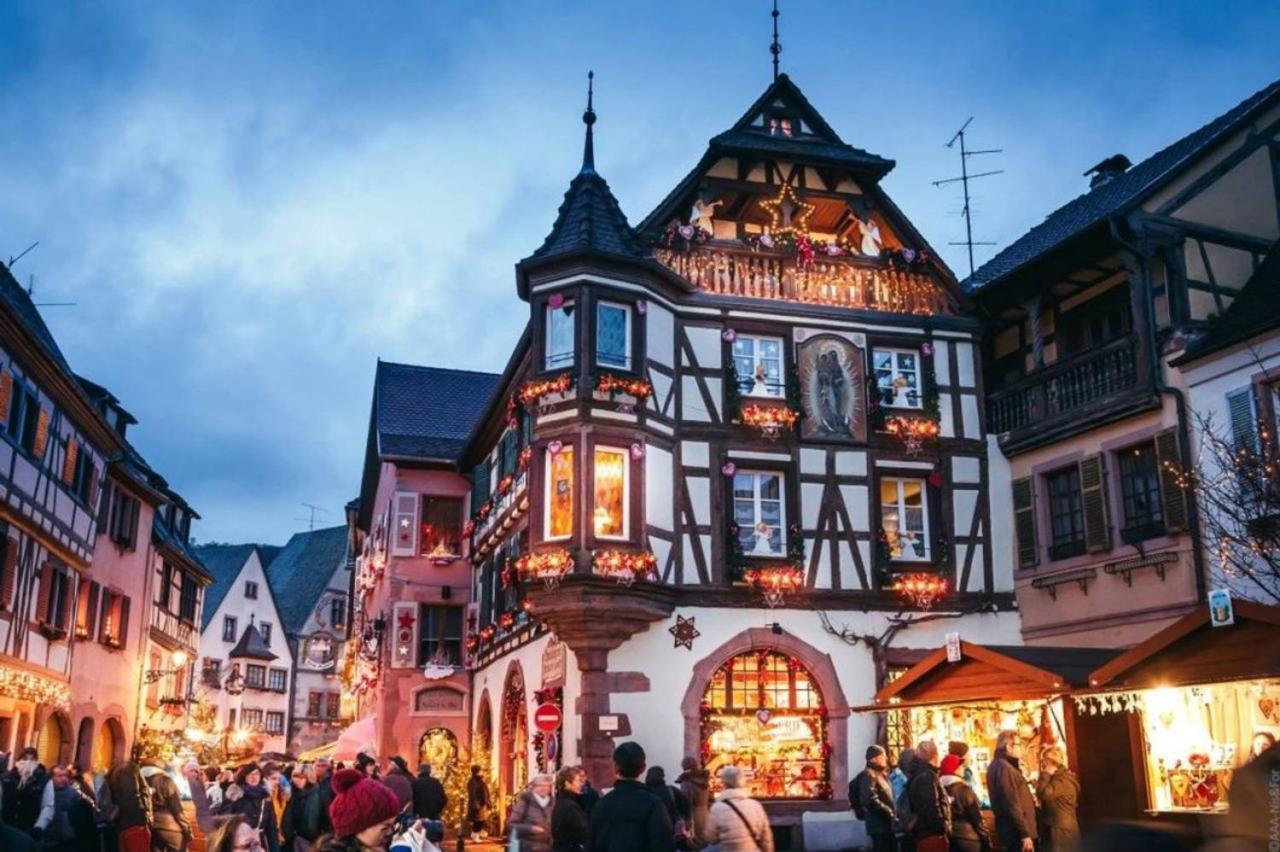 Au Bon Vieux Port Maison De Vacances Alsacienne A 10Mn De Ribeauville, Riquewihr Et Kaysersberg Селеста Экстерьер фото